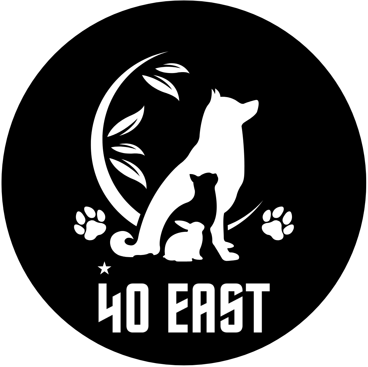 40 east pet Logo